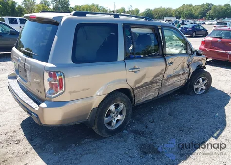 2006 Honda Pilot Ex из США, поврежденный, VIN 5FNYF18426B019092